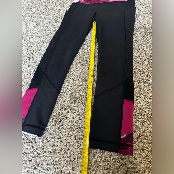 Lululemon Pace Rival Crop Black/Pigment Wind Berry Rumble Multi/Berry Rumble - Picture 8 of 10